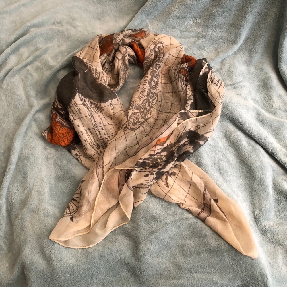 Map Scarf